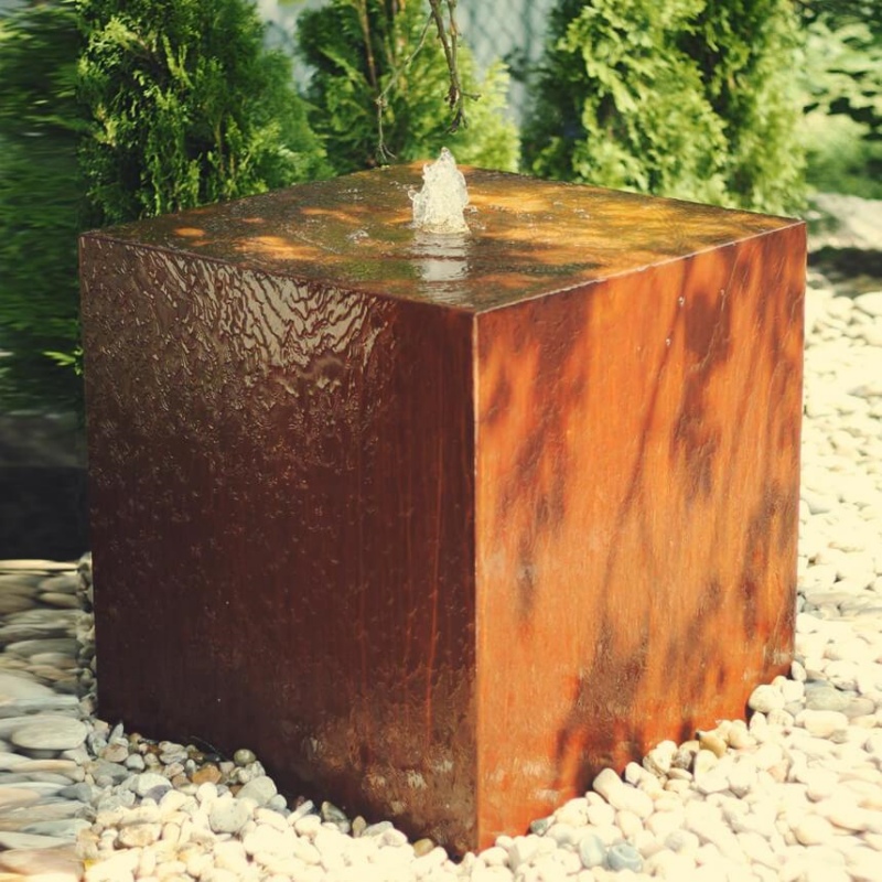 Corten Steel Water Feature