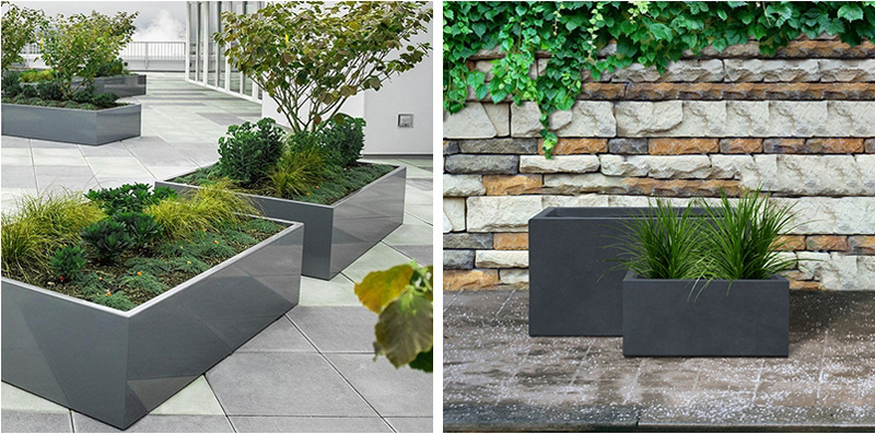 Aluminum Planter Pots Aluminum Planter Pots