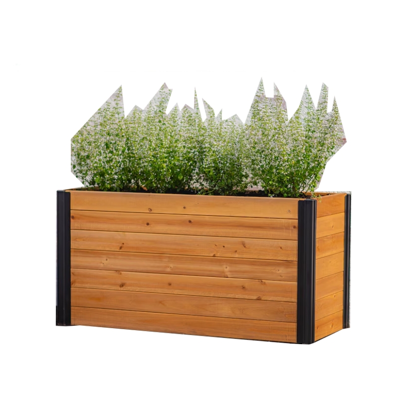 Letti da giardino rialzati in legno