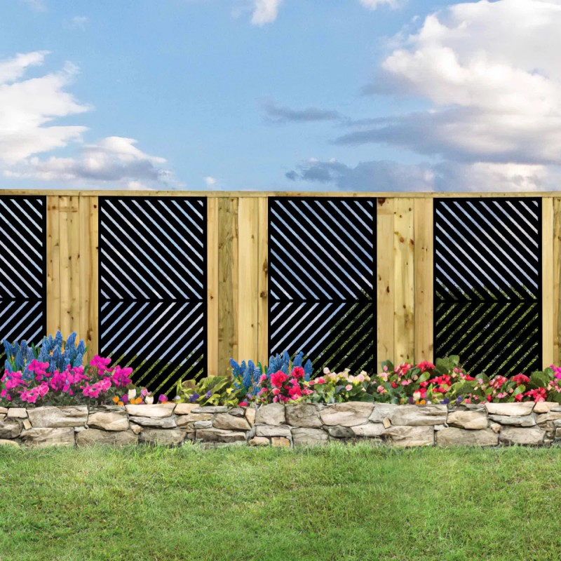 Buiten privacy metalen scherm Buiten privacy metalen scherm