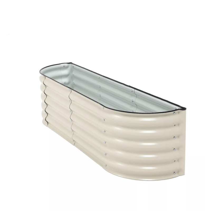 Letto da giardino alzato zincato
