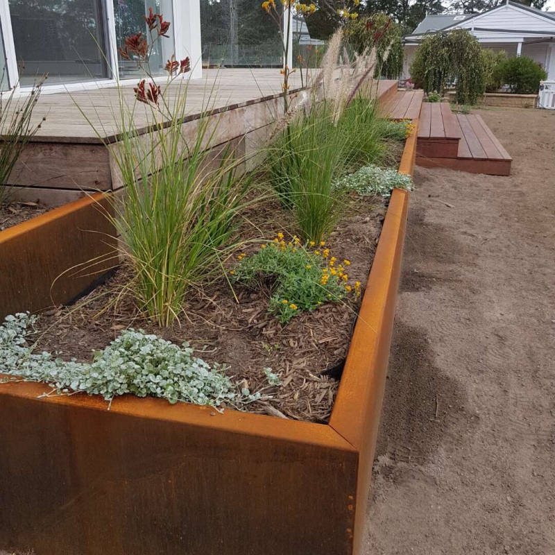 Corten Garden Beds Corten Garden Beds