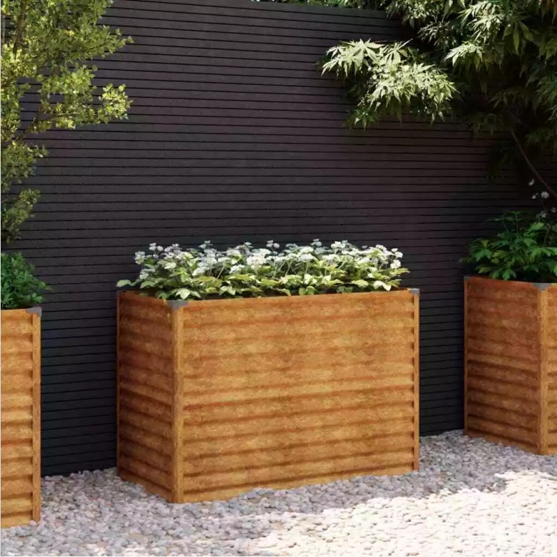 Corten Steel Raised Planter Corten Steel Raised Planter