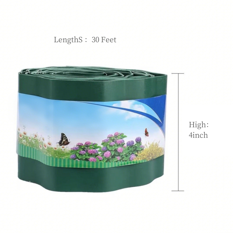 Bordi del paesaggio ondulato in plastica
