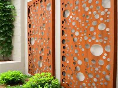 Corten Steel Screen