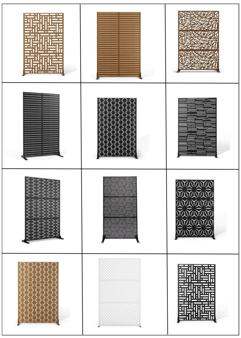 Design di schermi di privacy in metallo Design di schermi di privacy in metallo