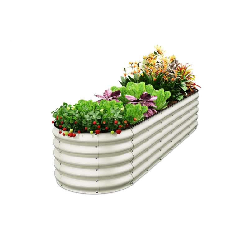 Corrugated Iron Raised Beds