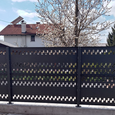 Recinzione da giardino in metallo