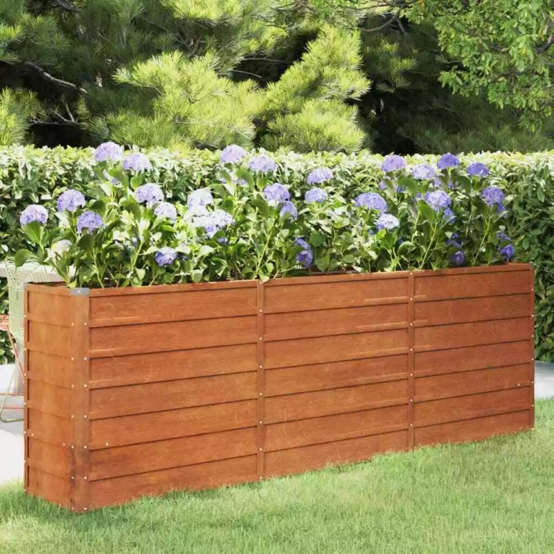 Corten Steel Raised Planter Corten Steel Raised Planter