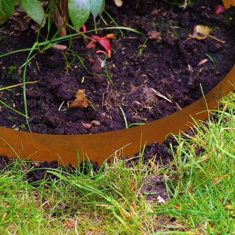 Metalen tuinrand/gazonafscheiding
