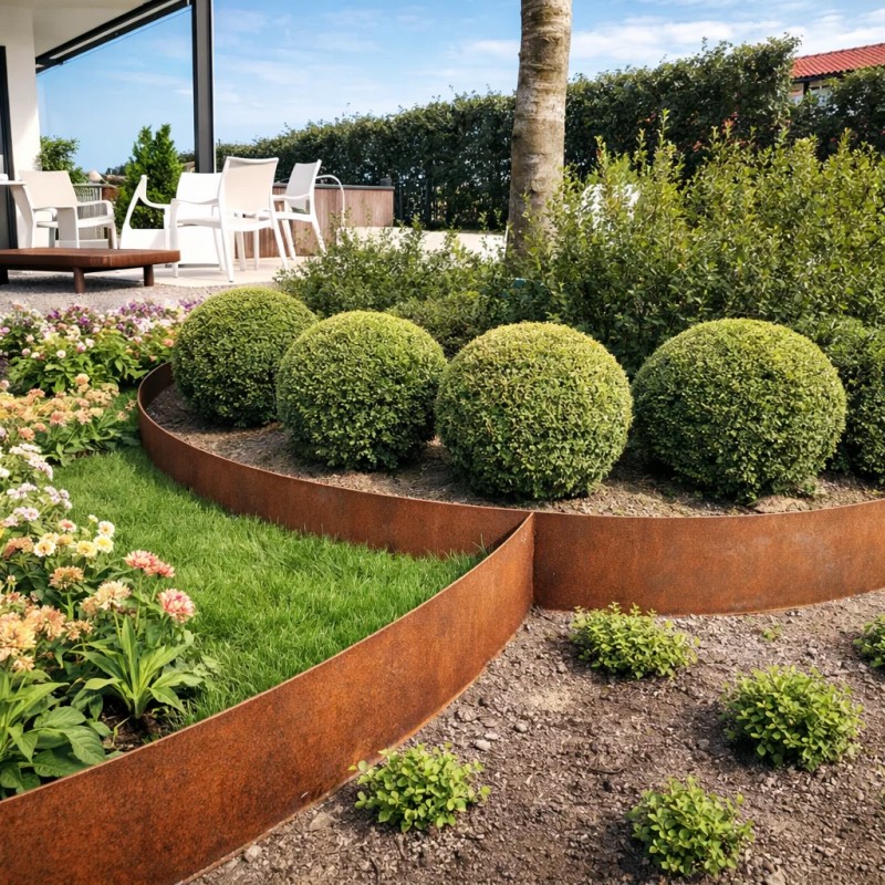 Corten Steel Landscape Edging Corten Steel Landscape Edging