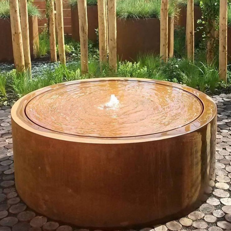 Corten Steel Water Feature