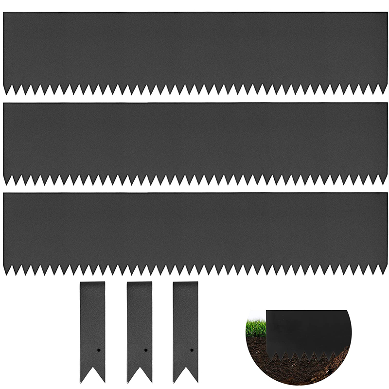 Bordures de pelouse de jardin en acier Corten