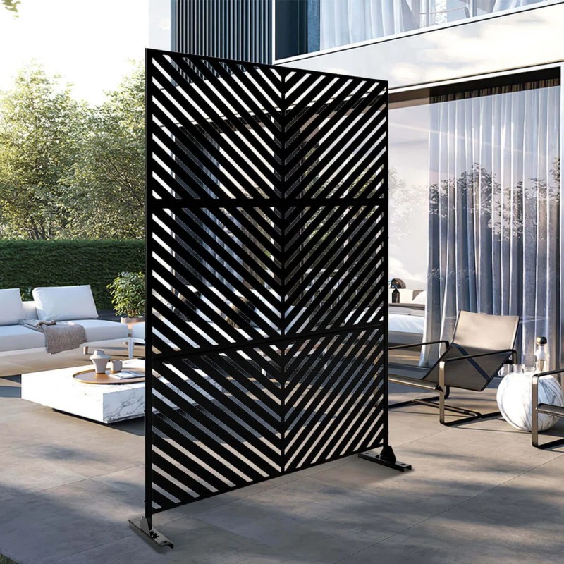 Buiten privacy metalen scherm Buiten privacy metalen scherm