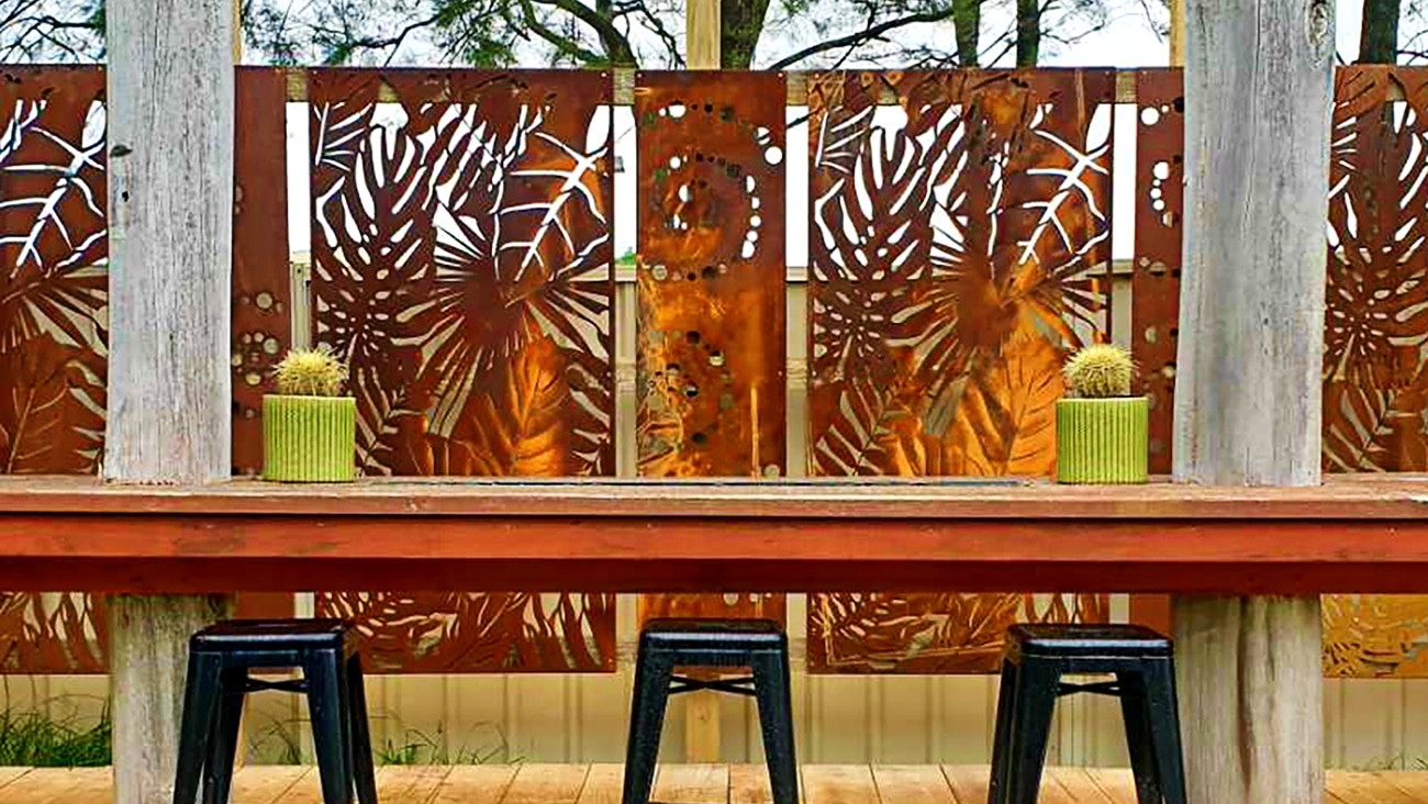 Панели Corten Laser Cut Панели Corten Laser Cut