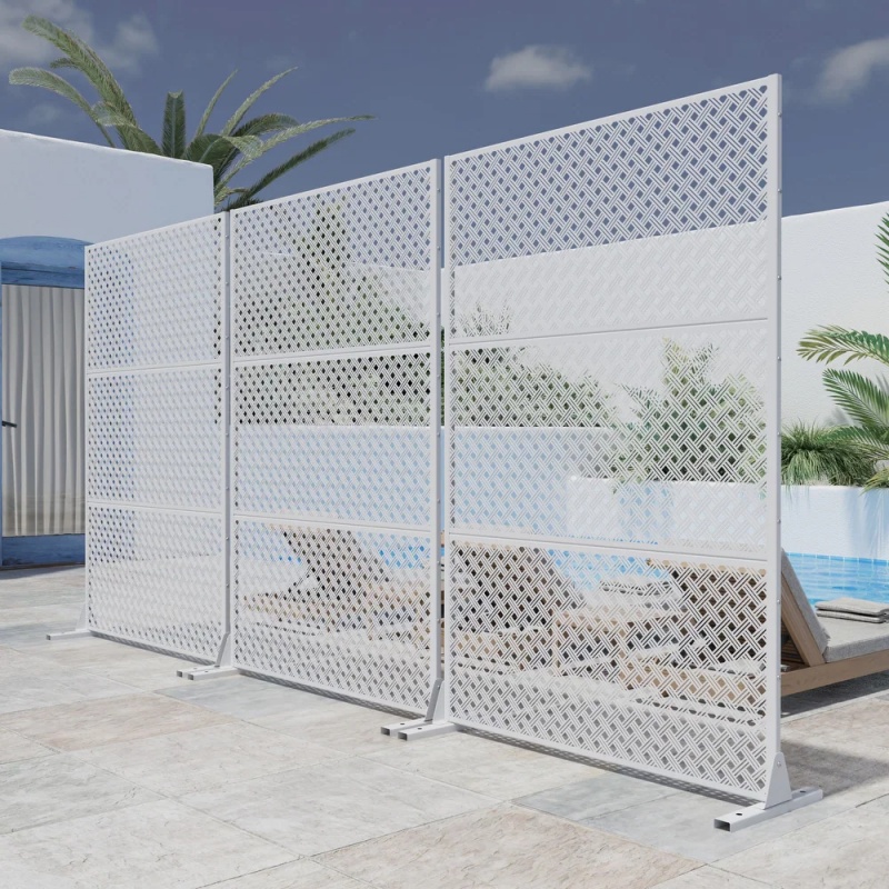 Pantalla de privacidad de metal