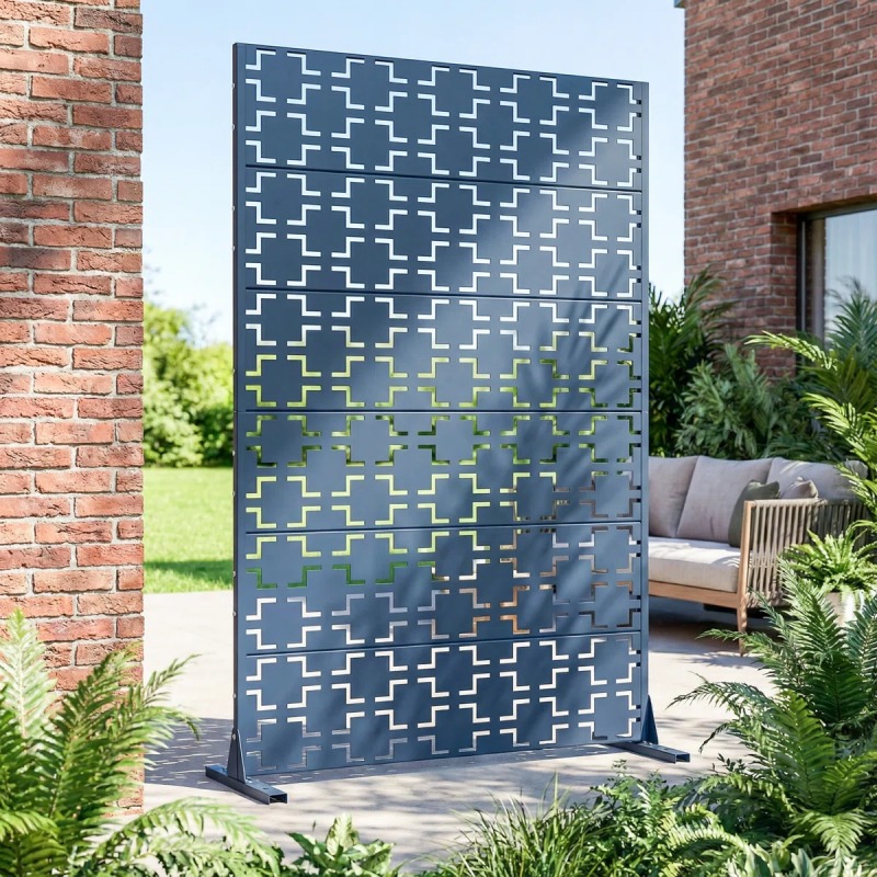 Privacy Metal Screen Fence Panel Privacy Metal Screen Fence Panel