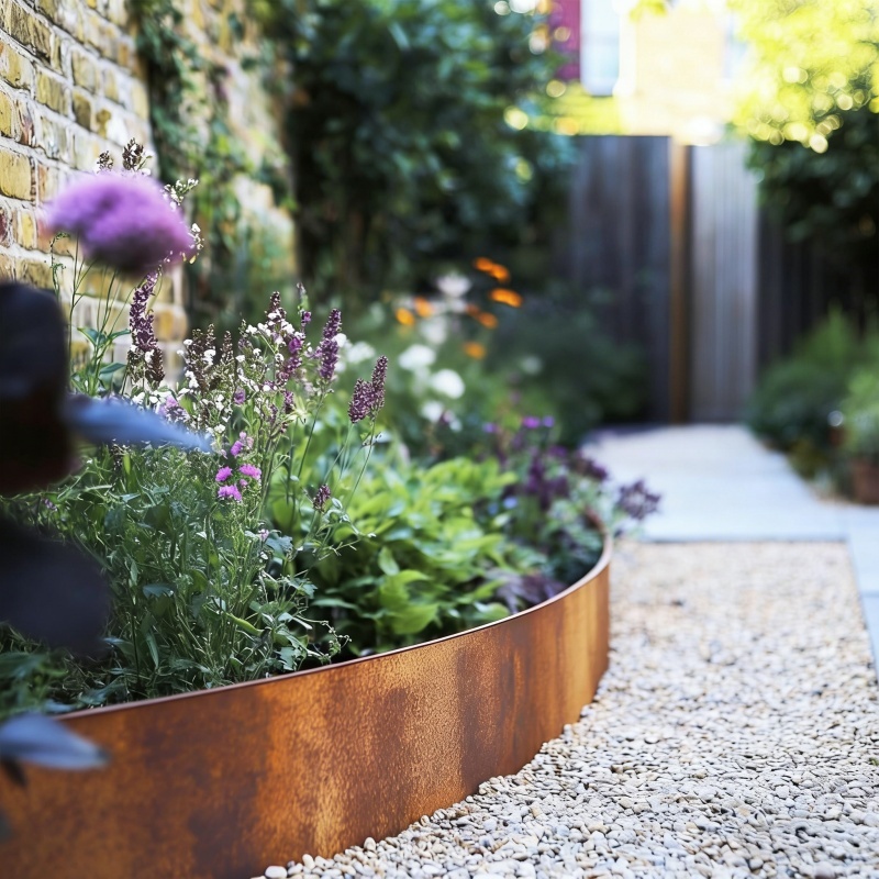 Corten Steel Landscape Edging Corten Steel Landscape Edging