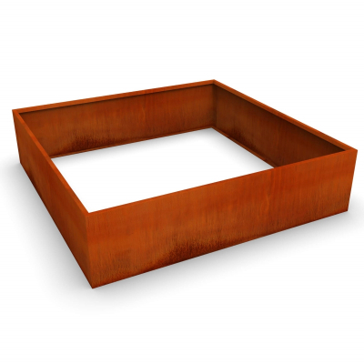Letti Rialzati in Acciaio Corten
