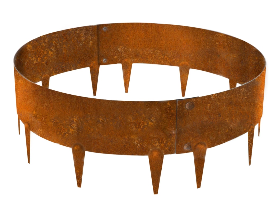 Anelli per alberi da giardino in corten Anelli per alberi da giardino in corten