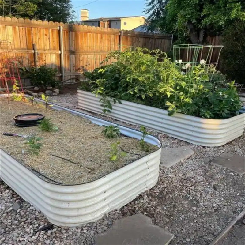 Jardineras galvanizadas para camas elevadas