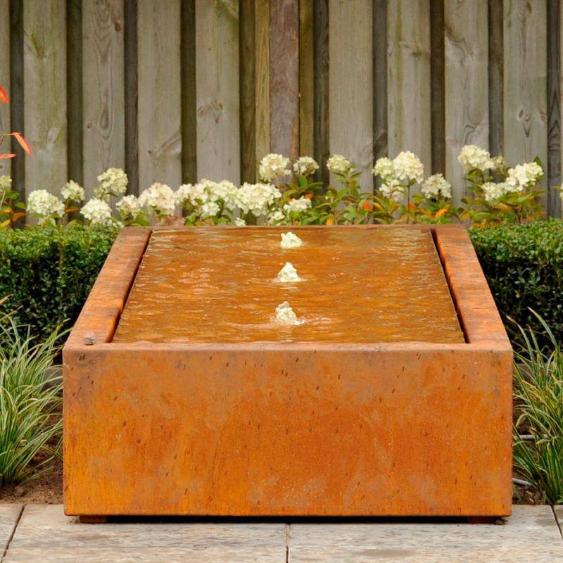 Corten Steel Water Feature Corten Steel Water Feature
