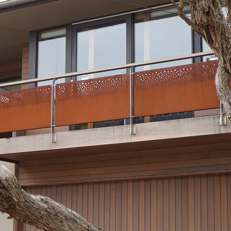 Vallas de acero corten