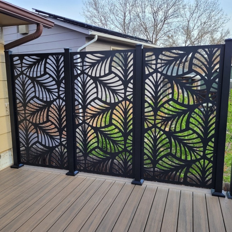 Laser Cut Metal Privacy Screen Fence China Factory_China Manufacture ...