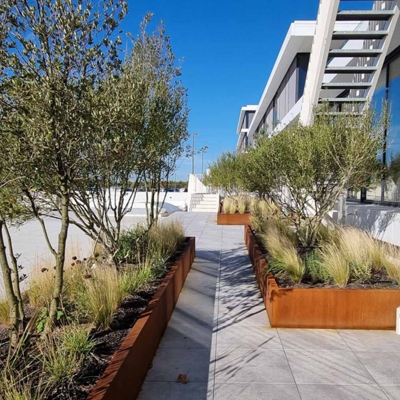 Corten Steel Raised Garden Bed
