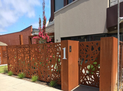 Corten Steel Gate