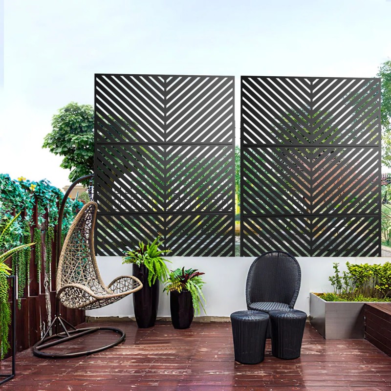 Buiten privacy metalen scherm Buiten privacy metalen scherm