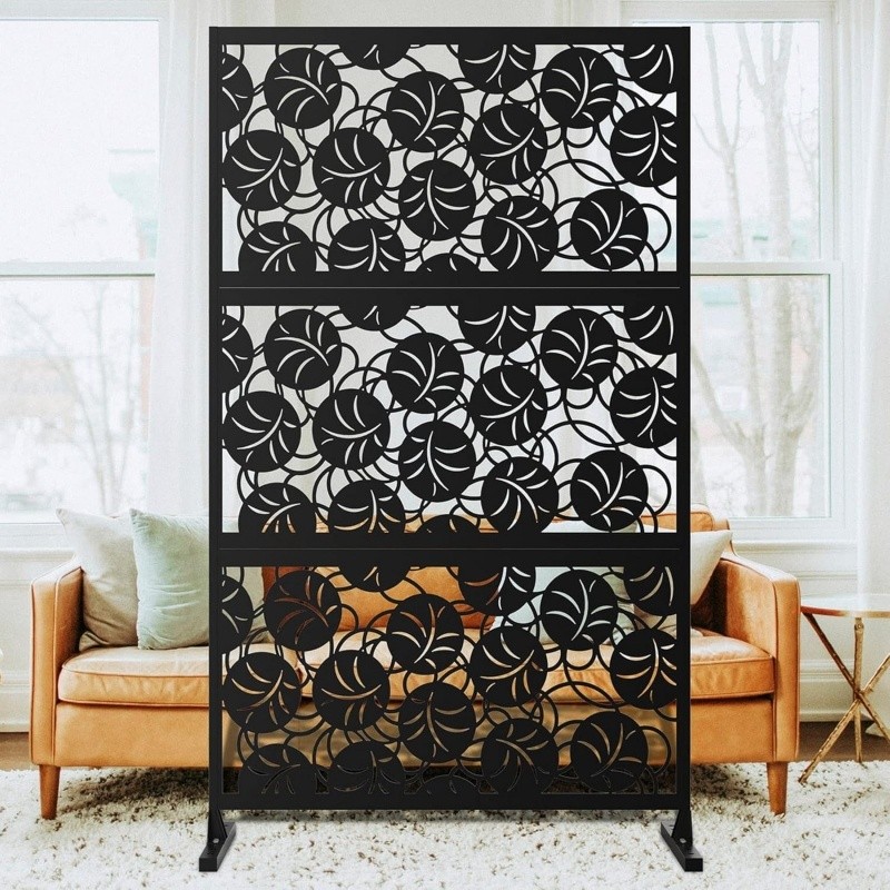 Pantalla de privacidad de metal para exteriores