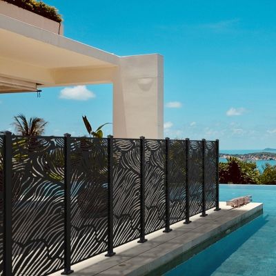 Pannello dello schermo per la privacy della piscina MetaL