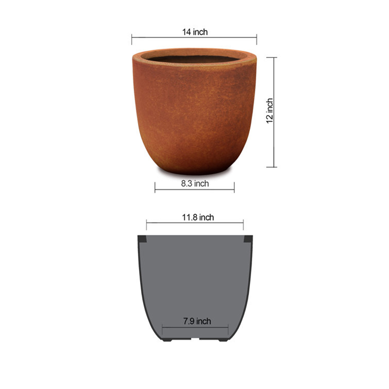 Steel Planters Outdoor