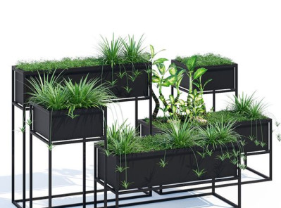Powder Coated Metal Garden Planters