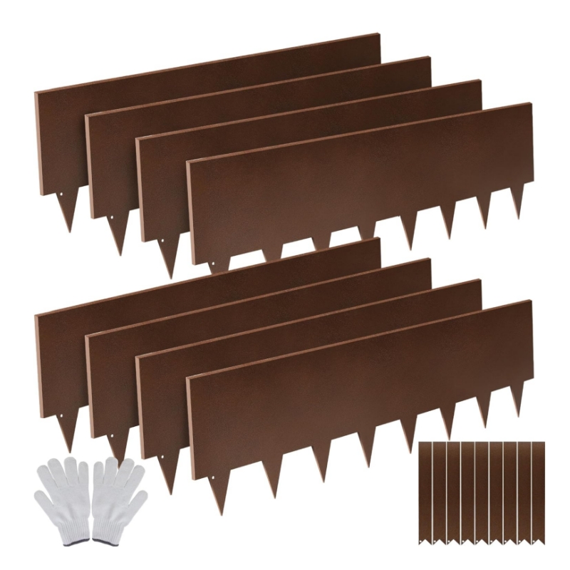 Bordes de acero galvanizado para paisajismo