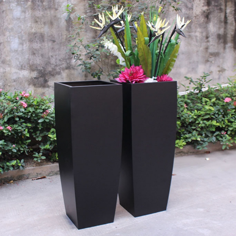 Macetas de jardín de aluminio