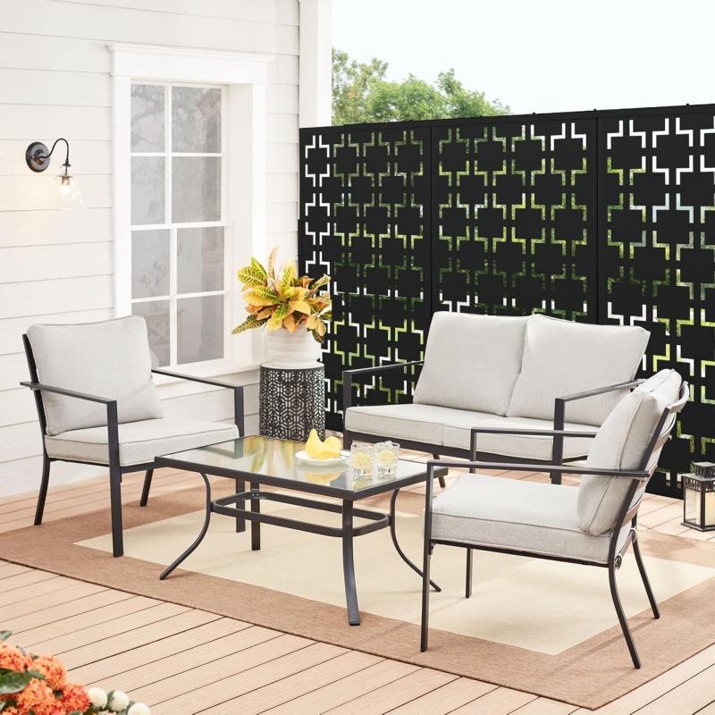 2,4 meter hoog metalen privacyscherm 2,4 meter hoog metalen privacyscherm