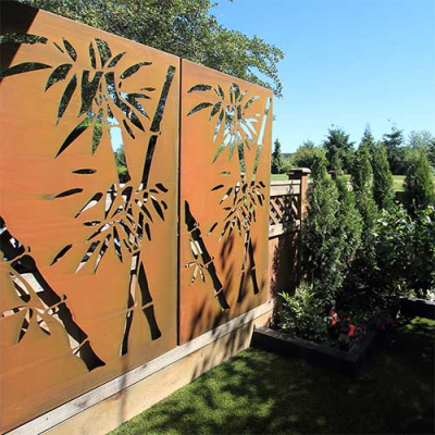 Corten decoratieve panelen