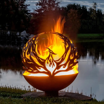 Pozzi del fuoco in acciaio Corten
