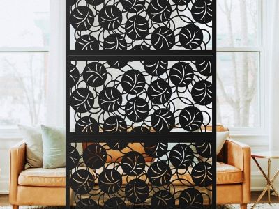 Sichtschutz aus Metall für den Außenbereich