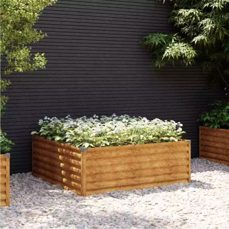 Corten Steel Raised Planter Corten Steel Raised Planter