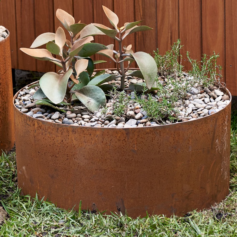 Anelli per alberi in acciaio corten