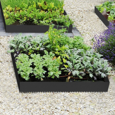 Black Metal Garden Edging