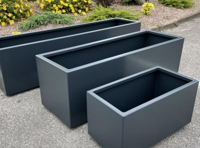 Outdoor Metal Planter Boxes