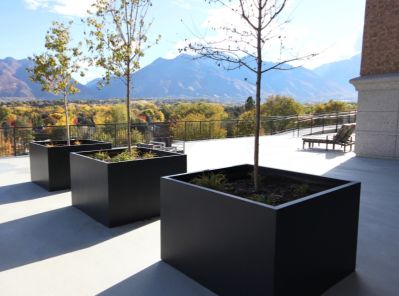 Powder Coated Aluminium Planters